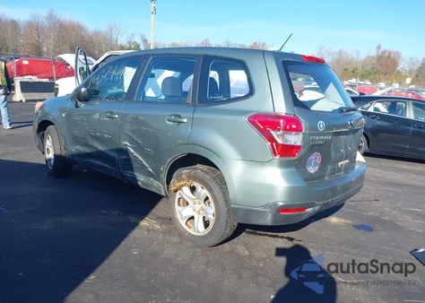 2014 Subaru Forester 2.5I from USA, damaged, VIN JF2SJAAC7EG439622